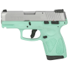 taurus g2s 9mm 3.26in 7rd stainless/cyan pistol (1-g2s939c)
