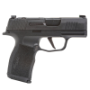 sig sauer p365x 9mm 3.1in 2x 12rd mags optic ready pistol with xray3 day/night sights (365x-9-bxr3p)