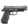 wilson combat/sig wcp320 full-size 9mm 4.7in 2x 17rd mags black module pistol, action tune with straight trigger (sig-wcp320f-9bats)