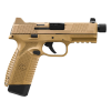 fn america 545 tactical .45 acp 4.71in 2x 10rd mags fde/fde pistol (66-101386)