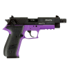 american tactical imports gsg firefly .22lr 4.9in 13rd purple semi-auto pistol (gerg2213tffla)
