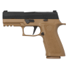 sig sauer p320 x-carry 9mm 3.9in 2x 17rd mags or reverse two-tone semi-auto pistol (320xca-9-rtxr3-coy-r2)