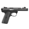 ruger mark iv 22/45 .22 lr 4.4in threaded 2x 10rd mags manual safety black rimfire pistol (40190)