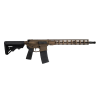 warrior systems wsm15 5.56mm nato 16in 30rd midnight bronze v1 brake semi-auto rifle (8015102)