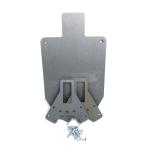 Surplus 1/2" AR500 12"x20" Gong with a FREE Set of 2x4 Gong Stand Brackets