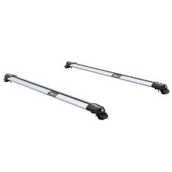 Apex Small Aluminum Locking Roof Cross Bars with Clamp - Fits Side Rails Spaced 35-1/2"- 37-1/2" W