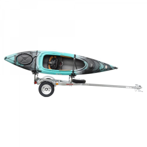 Malone Auto Racks MicroSport Trailer Kayak Transport Package with 2 Malone FoldAway-J Kayak Carriers