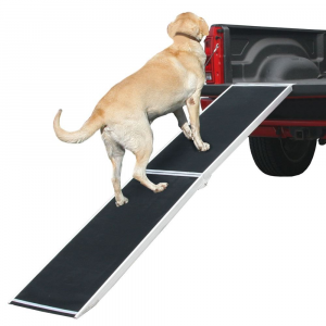 8' L Lightweight Extra Wide Folding Aluminum Pet Ramp