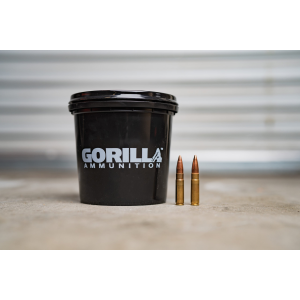 Gorilla Ammunition .300 AAC Blackout, 150gr Sierra GameKing FMJ - 160 Round Bucket