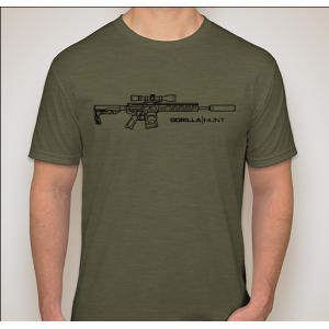 Gorilla Firearms GF-10 Rifle T-Shirt (Size: X-Large)