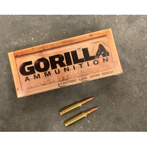 Gorilla Ammunition 6.5 Creedmoor 100gr Hornady A-MAX - 20 Round Box
