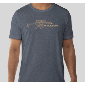 Gorilla Firearms GF-10 8.6 Blackout T-Shirt (Size: XX-Large)