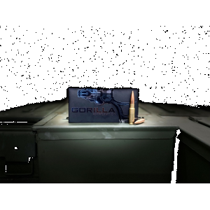 Gorilla, 8.6 Blackout, 300gr Sierra MatchKing Subsonic Ammunition - 20 Round Box