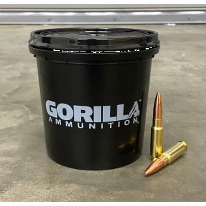 Gorilla, 8.6 Blackout, 210gr Barnes TSX - 80 Round Bucket