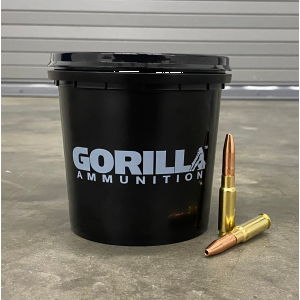 Gorilla Silverback, 8.6 Blackout, 285gr Fracturing Subsonic Ammunition - 80 Round Bucket