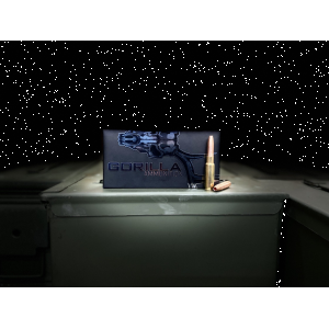 Gorilla, COSMETIC BLEMISHES 8.6 Blackout, 285gr Fracturing Subsonic Hunting Ammunition - 20 Round Box