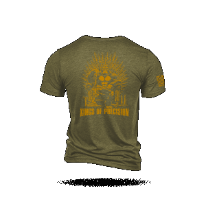 Kings of Precision Nine Line T-Shirt (Size: Medium, Color: Olive)