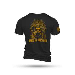 Kings of Precision Nine Line T-Shirt (Size: Small, Color: Black)