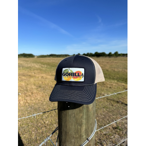 Gorilla Ammunition Grapefruit Trucker Hat (Color: Khaki/White)