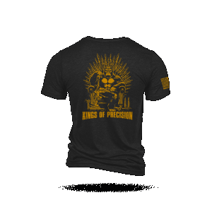 Kings of Precision Nine Line T-Shirt (Size: Large, Color: Black)