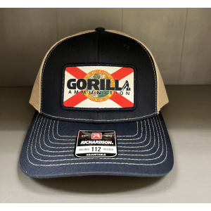 Florida Flag Trucker Hat - Navy/Khaki