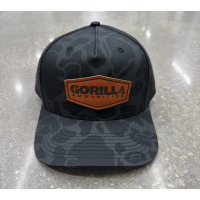 Gorilla Ammunition Leather Patch Trucker Hat - Sable Duck Camo