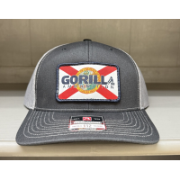 Florida Flag Trucker Hat - Black/Charcoal
