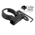 No Modification&comma; Slip on Heavy Duty AR-15 Sling plate with Quick Detach  sling swivel