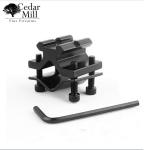 Picatinny barrel clamp Mount works with Bi-Pod&comma; Flashlight&comma; Laser&comma; Etc.
