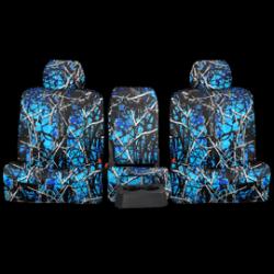Undertow Blue Camo Seat Covers
