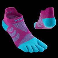 Injinji Women's Ultra Run No-Show Jam XSmall/Small Toesocks