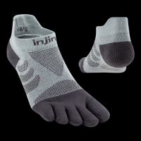 Injinji Women's Ultra Run No-Show Slate Medium/Large Toesocks