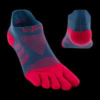 Injinji Women's Ultra Run No-Show Slate X-Small/Small Toesocks