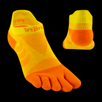 Injinji Women's Ultra Run No-Show Sunflower X-Small/Small Toesocks