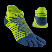Injinji Ultra Run No-Show Moss Small Toesocks