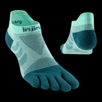 Injinji Women's Ultra Run No-Show Glacier Medium/Large Toesocks