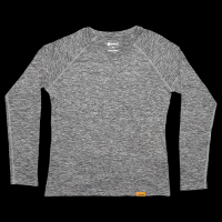 Injinji Women's Long Sleeve Shirt Gray Small