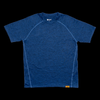 Injinji Men's Short Sleeve Shirt Navy Medium