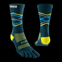 Injinji Trail Midweight Crew Eclipse X-Large Toesocks