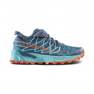 La Sportiva Women's Mutant Running Shoes, Storm Blue/Cherry Tomato, Size 38
