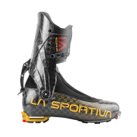 La Sportiva Stratos VI Ski Boots, Carbon/Yellow, 27.5