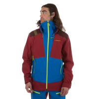 La Sportiva Supercouloir GTX Pro Men's Jacket (2024), Electric Blue/Sangria, Large