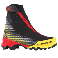 La Sportiva Aequilibrium Top GTX Mountaineering Shoes, Black/Yellow, Size 38.5