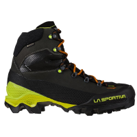 La Sportiva Aequilibrium LT GTX (2024) Mountaineering Shoes, Carbon/Lime Punch, Size 39.5