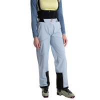 La Sportiva Chaser Evo Shell Bib Women's Pants, Stone-Blue/Cherry Tomato, 2XS