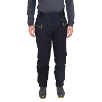 La Sportiva Crizzle Evo Shell Men's Pants, Black/Lime Punch, XS