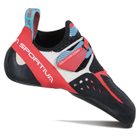 La Sportiva Women's Solution Comp Climbing Shoes, Hibiscus/Malibu Blue, Size 40.5