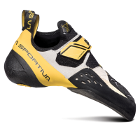 La Sportiva Solution Climbing Shoes, White/Yellow, Size 42