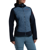 La Sportiva Kap Hybrid Women's Hoody, Moonlight/Deep Sea, XL