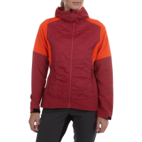 La Sportiva Kap Hybrid Women's Hoody, Velvet/Cherry Tomato, XS